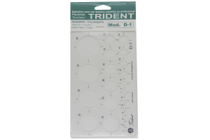 GABARITO CIRCULOGRAFO TRIDENT MOD D1