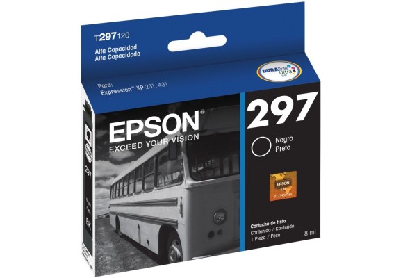 CARTUCHO ORIGINAL EPSON T297120 PRETO