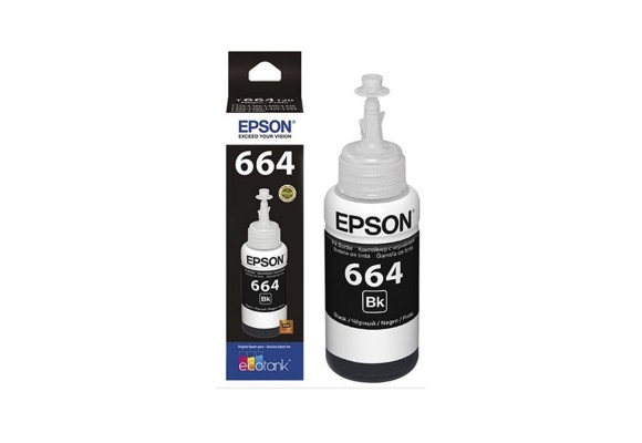 REFIL ECOTANK ORIGINAL EPSON 664 BLACK
