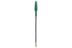 CANETA ESF BIC CRISTAL MEDIA VERDE AVULSA 1.0