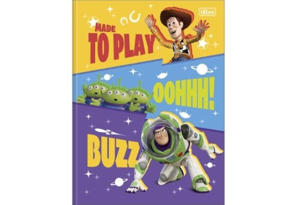 CADERNO CD BROCHURAO UNIV TILIBRA 80 FLS TOY STORY