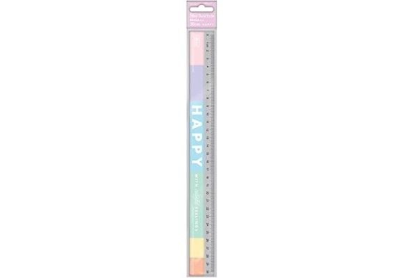 REGUA TILIBRA 30CM HAPPY