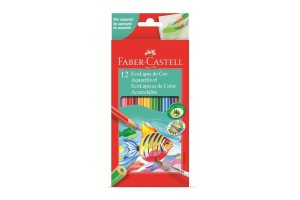 LAPIS DE COR AQUARELAVEL FABER CASTELL 12 CORES