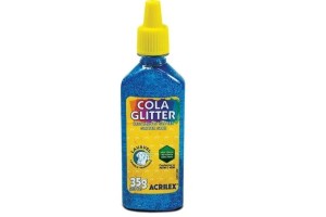 COLA GLITTER ACRILEX 35GR AZUL
