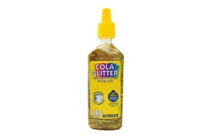 COLA GLITTER ACRILEX 35GR OURO