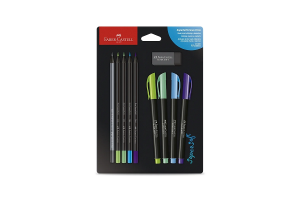 KIT SUPERSOFT FABER CASTELL CORES FRIAS
