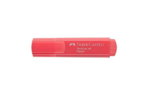 MARCA TEXTO FABER CASTELL PASTEL 46 VERMELHO