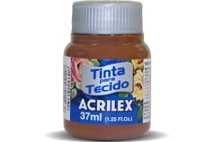 TINTA PARA TECIDO ACRILEX 37 ML MARROM