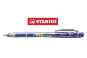 CANETA ESFEROGRAFICA STABILO TROPIKANA ROXO