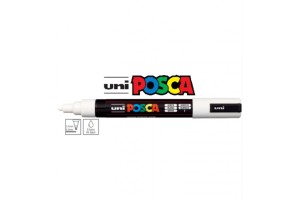 CANETA UNI POSCA PC-5M BRANCA