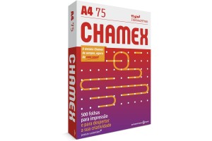 PAPEL SULFITE A4 CHAMEX PCT COM 500 FLS BRANCA